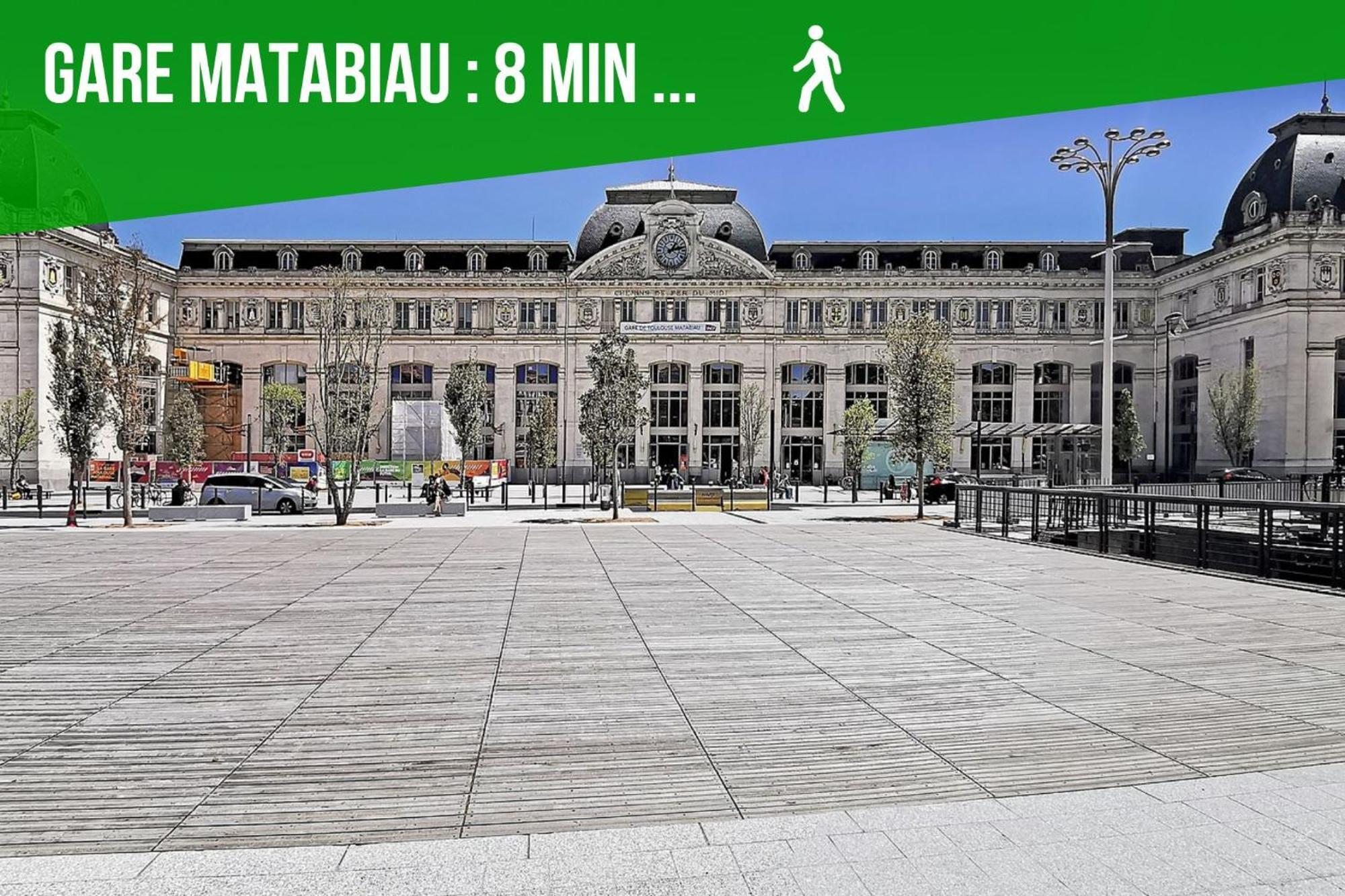 Le Nid D'Orient Entre Matabiau Et Capitole Parking Apartment ตูลูส ภายนอก รูปภาพ